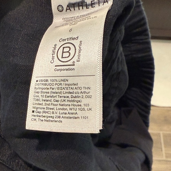 Athleta Black Cabo Linen Jogger Pant - Picture 10 of 16